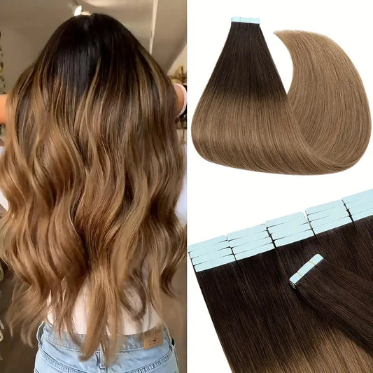 Extensions Adhésives OMBRE BROWN/BEIGE